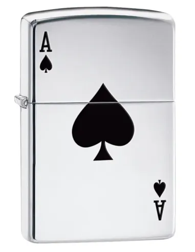 Зажигалка Zippo 24011 - Ace - High polish Chrome