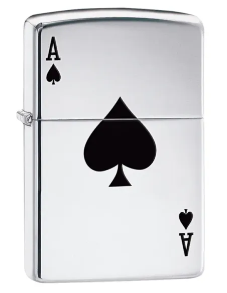 Зажигалка Zippo 24011 - Ace - High polish Chrome