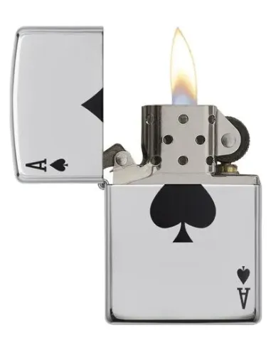 Зажигалка Zippo 24011 - Ace - High polish Chrome