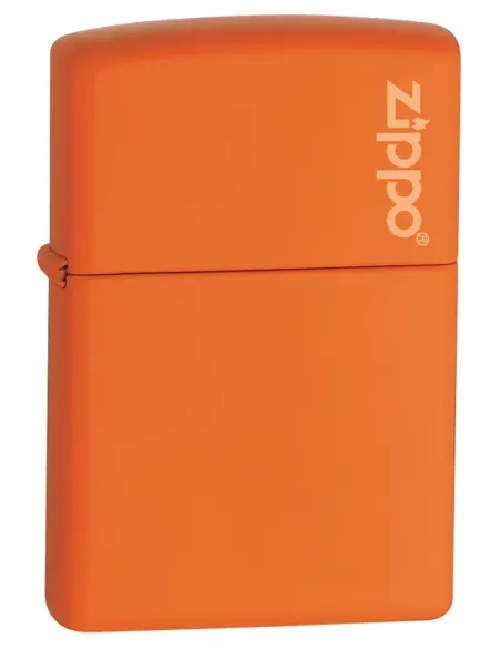 Зажигалка Zippo 231 ZL - Orange Matte Zippo Logo