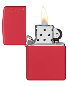 Зажигалка Zippo 233 ZL - Red Matte Zippo Logo 2