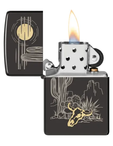 Зажигалка Zippo 48968 - Western - High Polish Black