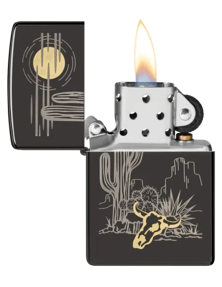 Зажигалка Zippo 48968 - Western - High Polish Black