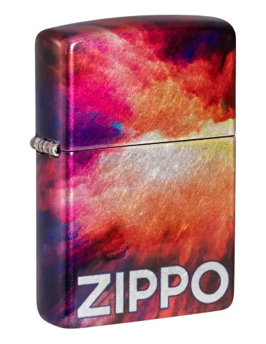 Зажигалка Zippo 48982 - ZIPPO Tie Dye - 540 Tumbled Chrome