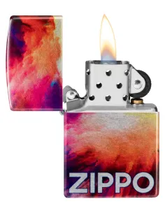Зажигалка Zippo 48982 - ZIPPO Tie Dye - 540 Tumbled Chrome 2