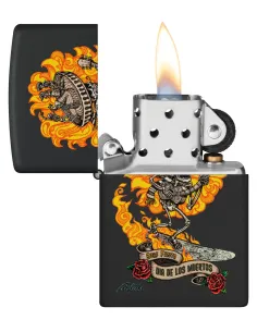 Зажигалка Zippo 48954 - Rick Rietveld - Black Matte 2