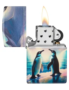 Зажигалка Zippo 46014 - Penguin - Glow In The Dark Green 2