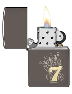 Зажигалка Zippo 48913 - Lucky 7 - Black Ice 2