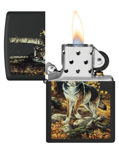 Зажигалка Zippo 48970 - Linda Picken - Black Matte