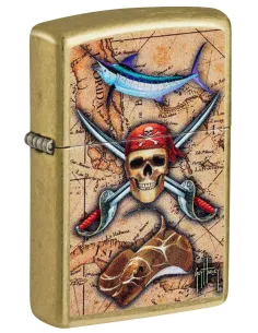 Зажигалка Zippo 48966 - Guy Harvey - Street Brass