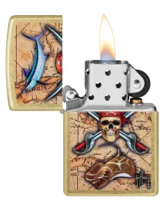 Зажигалка Zippo 48966 - Guy Harvey - Street Brass 2