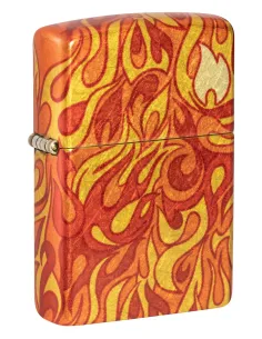 Зажигалка Zippo 48981 - Fire - 540 Tumbled Brass