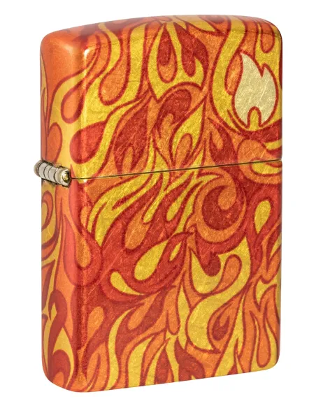 Зажигалка Zippo 48981 - Fire - 540 Tumbled Brass