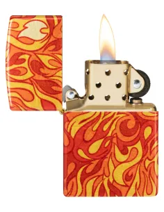 Зажигалка Zippo 48981 - Fire - 540 Tumbled Brass 2