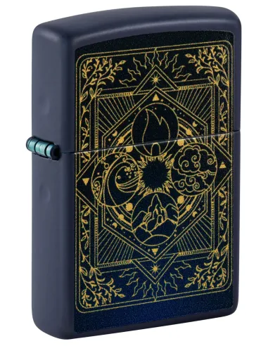 Зажигалка Zippo 48958 - Elements Design - Navy Matte