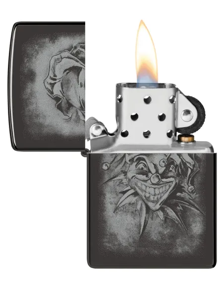 Зажигалка Zippo 48914 - Clown - High Polish Black