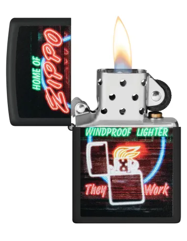 Зажигалка Zippo 48455 - ZIPPO Classic - Black Matte