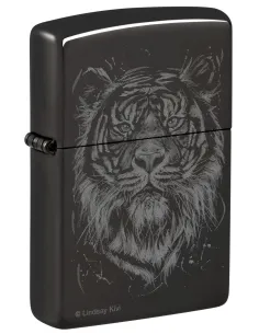 Зажигалка Zippo 48935 - Big Cat - High Polish Black