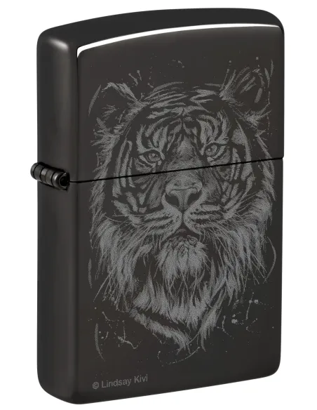 Зажигалка Zippo 48935 - Big Cat - High Polish Black