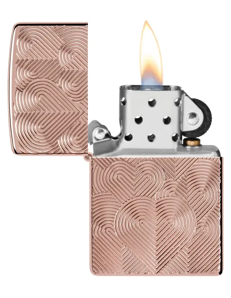 Зажигалка Zippo 48919 - Armor Hearts - Rose Gold