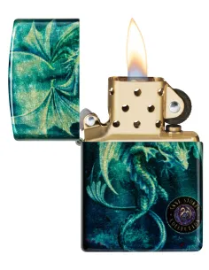 Зажигалка Zippo 48986 - Anne Stokes - 540 Tumbled Brass 2