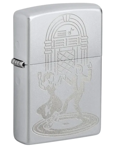 Зажигалка Zippo 48728 - Vintage Dance - Satin Chrome™