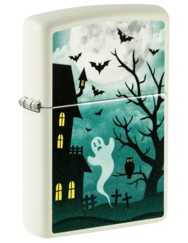 Зажигалка Zippo 48727 - Spooky Design - Glow in the Dark Green