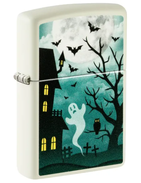 Зажигалка Zippo 48727 - Spooky Design - Glow in the Dark Green