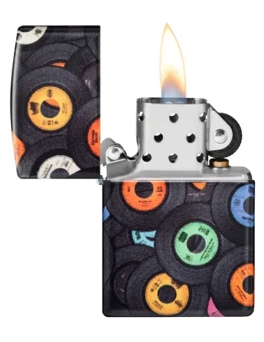 Зажигалка Zippo 48770 - Records Design - 540 Matte