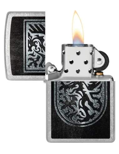 Зажигалка Zippo 48730 - Dragon Design - Street Chrome™
