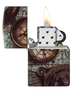 Зажигалка Zippo 49916 - Compass Design - 540 Matte 2
