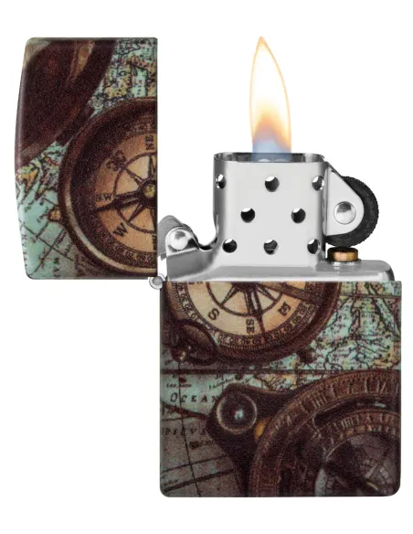 Зажигалка Zippo 49916 - Compass Design - 540 Matte