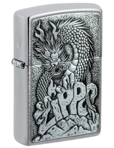Зажигалка Zippo 48902 - Classic ZIPPO- Brushed Chrome