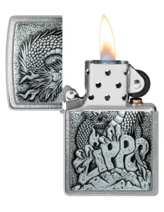 Зажигалка Zippo 48902 - Classic ZIPPO- Brushed Chrome 2