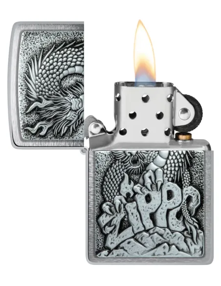 Зажигалка Zippo 48902 - Classic ZIPPO- Brushed Chrome