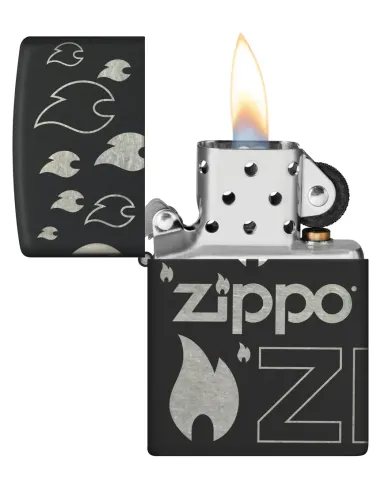 Зажигалка Zippo 48908 - Classic ZIPPO - Black Matte