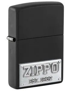 Зажигалка Zippo 48689 - License Plate - Black Matte