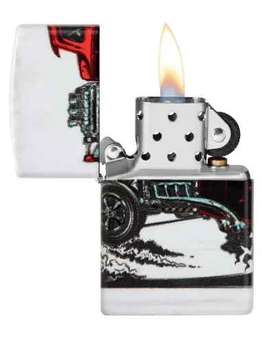 Зажигалка Zippo 48660 - Hot Rod Design - 540 Matte