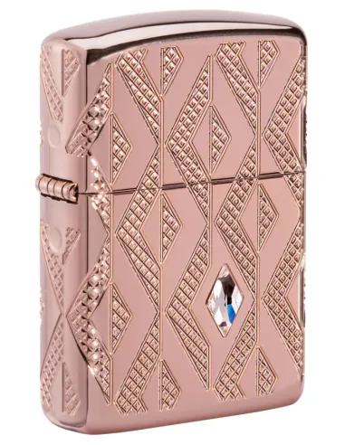 Зажигалка Zippo 49702 - Diamond Pattern Armor ® - Rose Gold