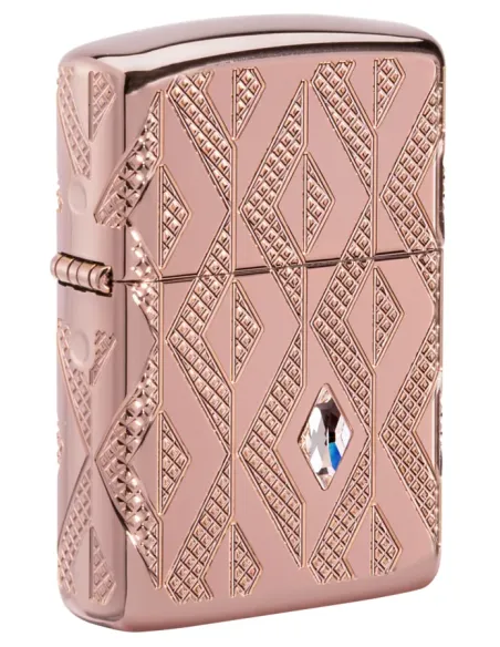 Зажигалка Zippo 49702 - Diamond Pattern Armor ® - Rose Gold