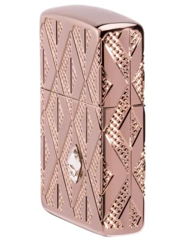 Зажигалка Zippo 49702 - Diamond Pattern Armor ® - Rose Gold