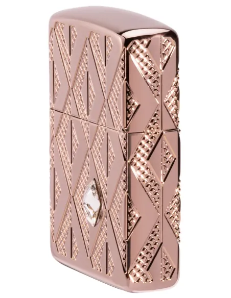 Зажигалка Zippo 49702 - Diamond Pattern Armor ® - Rose Gold