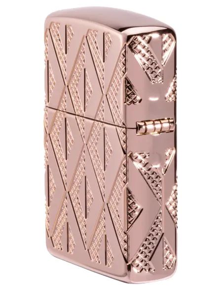 Зажигалка Zippo 49702 - Diamond Pattern Armor ® - Rose Gold