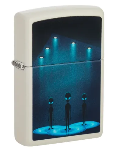 Зажигалка Zippo 49487 - Aliens - Glow In The Dark Green