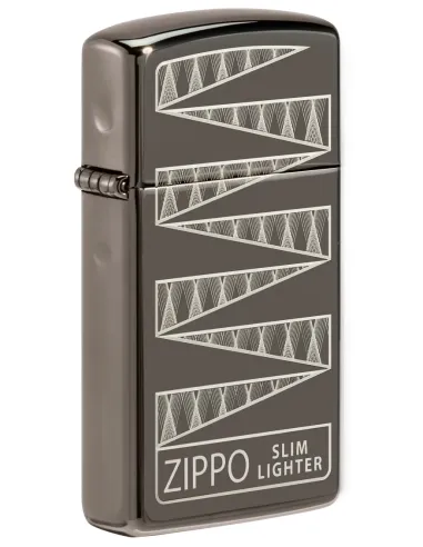 Зажигалка Zippo 49709 - 65th Anniversary Zippo Slim® Collectible - Black Ice®