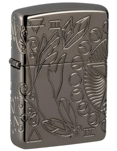 Зажигалка Zippo 49689 Armor™ - Wicca Design - Black Ice®