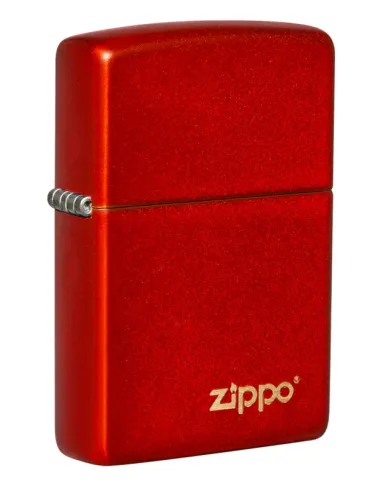 Зажигалка Zippo 49475ZL - Regular Metallic Red Zippo Lasered