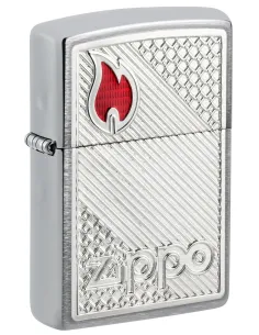 Зажигалка Zippo 48126 - Classic ZIPPO - Brushed Chrome