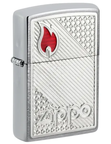 Зажигалка Zippo 48126 - Classic ZIPPO - Brushed Chrome