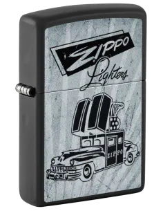 Зажигалка Zippo 48572 - Car Design - Black Matte